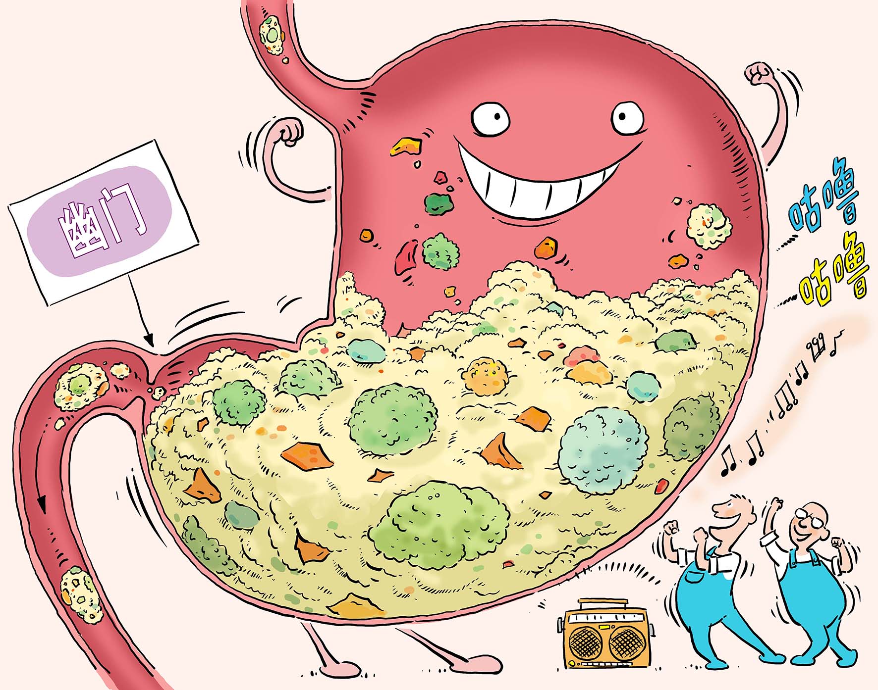 一顿饭的消化之旅 - 威海民生网